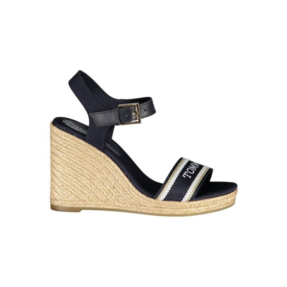 Tommy Hilfiger Blue Leather Women's Wedge Women's Sandal